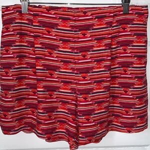 LOFT LINEN BLEND PULL ON SHORTS WITH POCKETS